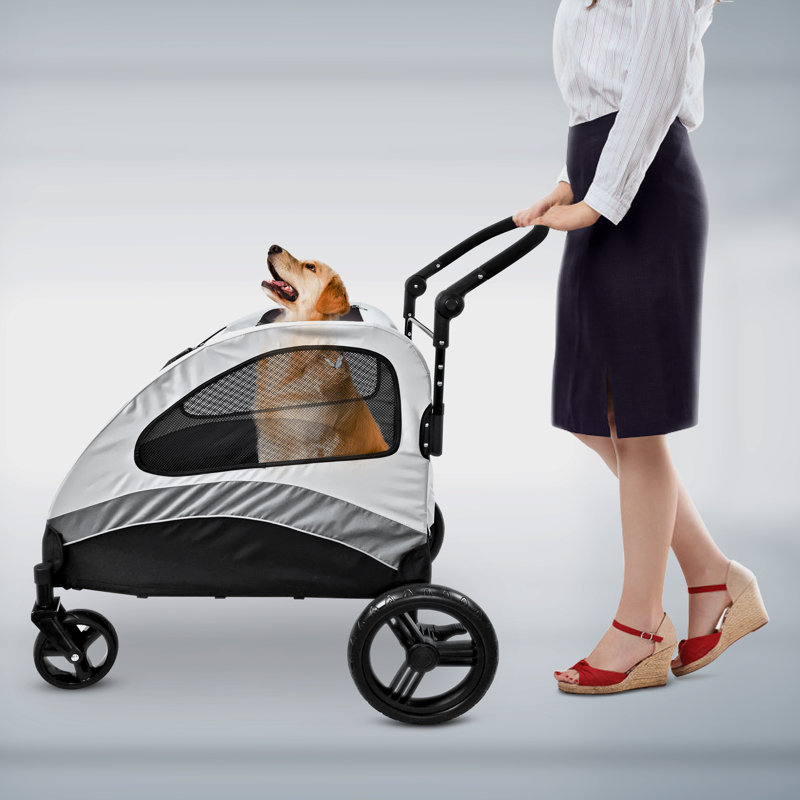 Poloma Large Dog Stroller for Pet Jogger Stroller for 2 Dogs Cats Reviews Wayfair Canada